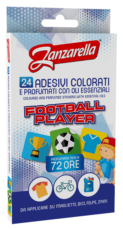 ZANZARELLA STICKER FOOTBALL PLAYER 24 PEZZI - Antica Farmacia Ferrari