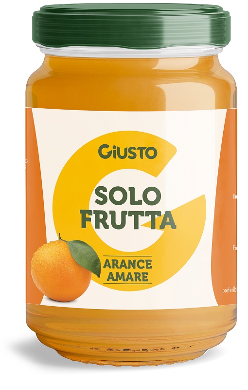 GIUSTO SOLO FRUTTA CONFETTURA ARANCE AMARE 220 G - Antica Farmacia Ferrari