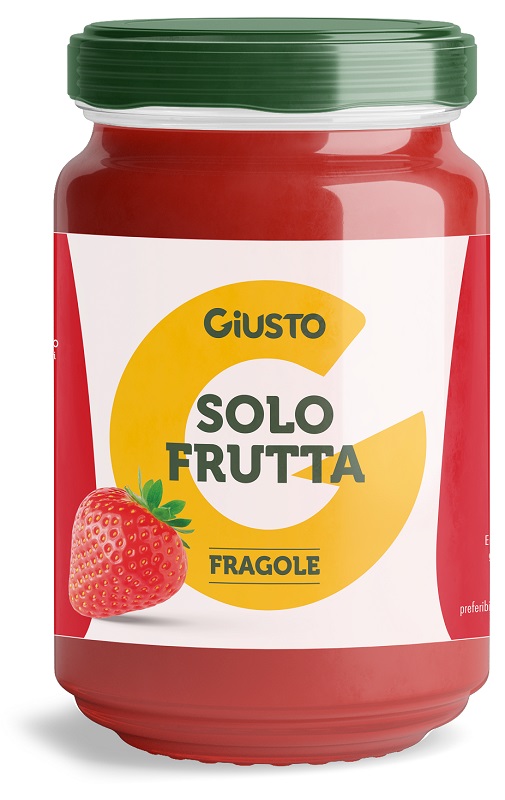 GIUSTO SOLO FRUTTA CONFETTURA FRAGOLE 220 G - Antica Farmacia Ferrari