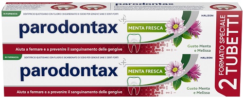 PARODONTAX BIPACK MENTA FRESCA 2 X 75 ML - Antica Farmacia Ferrari
