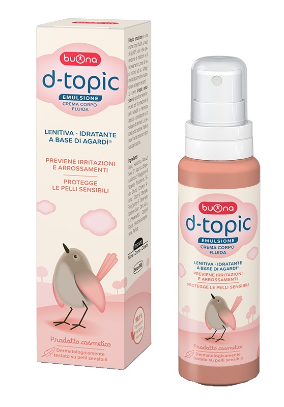 DTOPIC EMULSIONE CREMA CORPO FLUIDA LENITIVA IDRATANTE A BASE DI AGARDI' 100 ML - Antica Farmacia Ferrari