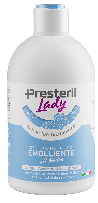 LADY PRESTERIL DETERGENTE INTIMO EMOLLIENTE/PH NEUTRO 250 M L - Antica Farmacia Ferrari