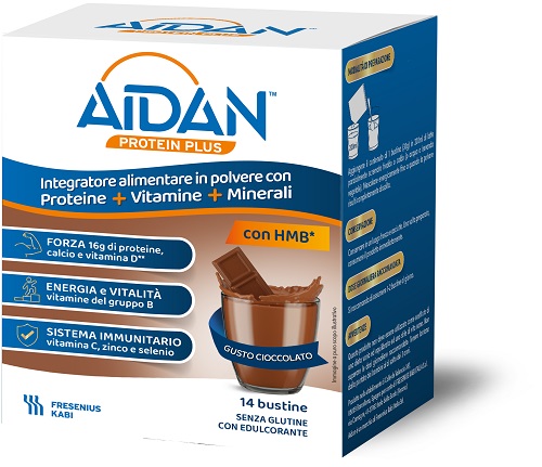AIDAN PROTEIN PLUS CIOCCOLATO 14 BUSTINE - Antica Farmacia Ferrari