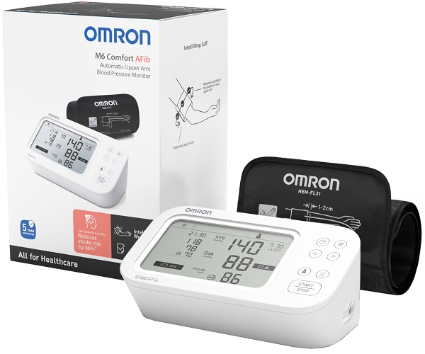 SFIGMOMANOMETRO DA BRACCIO OMRON M6 COMFORT AFIB - Antica Farmacia Ferrari