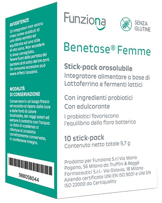 BENETASE FEMME 10 STICK PACK - Antica Farmacia Ferrari