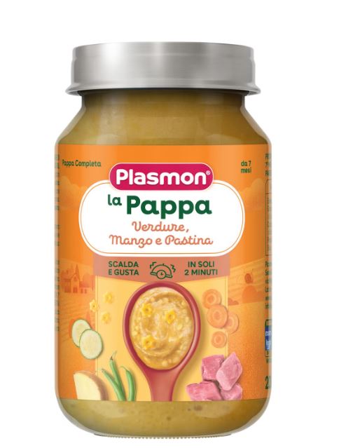 PLASMON LA PAPPA VERDURE MANZO E PASTINA 200 G - Antica Farmacia Ferrari
