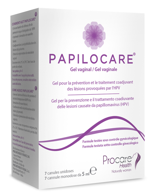 PAPILOCARE GEL VAGINALE 7 CANNULE MONODOSE X 5 ML - Antica Farmacia Ferrari