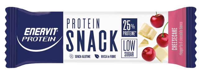 ENERVIT PROTEIN SNACK CHEESCAKE LOW SUGAR 30 G - Antica Farmacia Ferrari