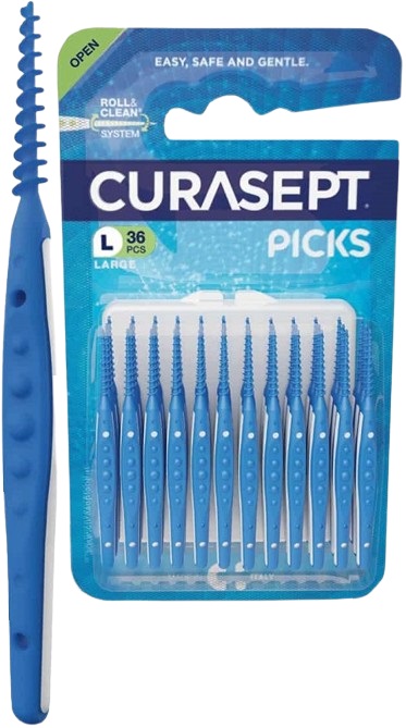 CURASEPT PICKS LARGE 36 PEZZI - Antica Farmacia Ferrari