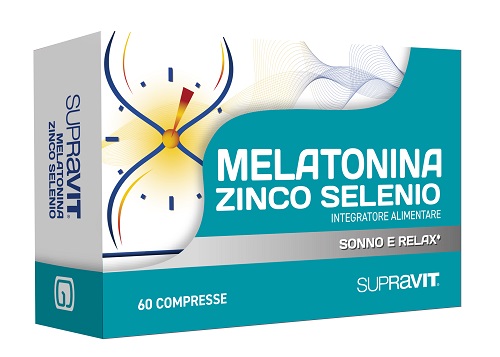 SUPRAVIT MELATONINA ZINCO SELENIO 60 COMPRESSE - Antica Farmacia Ferrari
