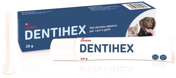 DENTIHEX GEL DENTALE ADESIVO PER CANI E GATTI 20 G - Antica Farmacia Ferrari