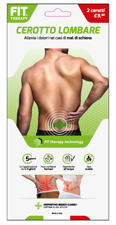 FIT THERAPY CEROTTO LOMBARE 2 PEZZI - Antica Farmacia Ferrari