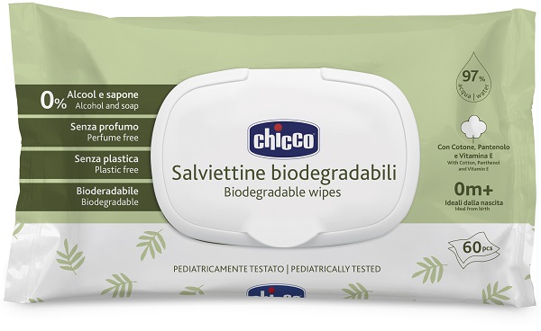 CHICCO SALVIETTE BIO 60 PEZZI PLAQUE - Antica Farmacia Ferrari