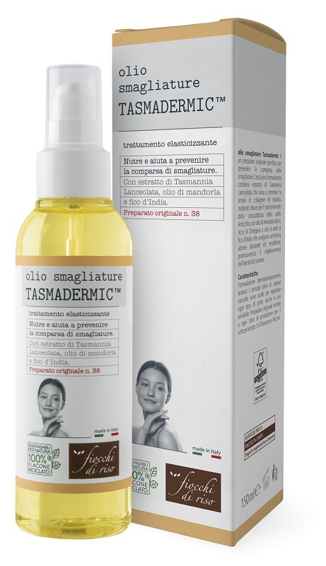 FIOCCHI DI RISO OLIO SMAGLIATURE TASMADERMIC 150 ML - Antica Farmacia Ferrari