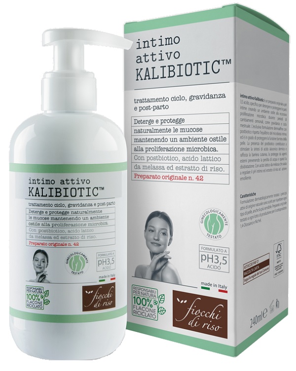 FIOCCHI DI RISO INTIMO ATTIVO KALIBIOTIC PH3.5 240 ML - Antica Farmacia Ferrari