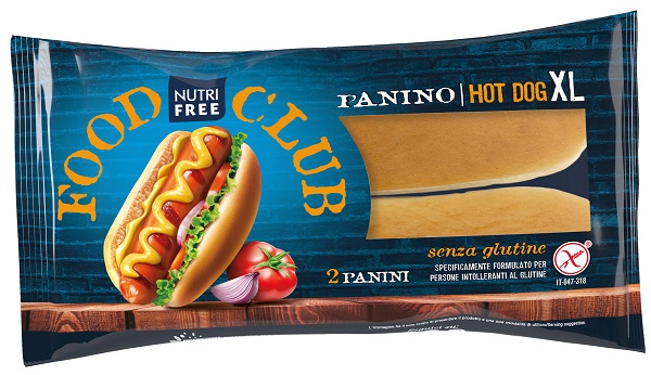 NUTRIFREE PANINO HOT DOG XL 2 PEZZI DA 65 G - Antica Farmacia Ferrari