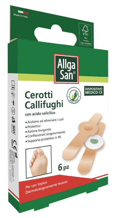 CEROTTO CALLIFUGO ALLGASAN 6 PEZZI - Antica Farmacia Ferrari