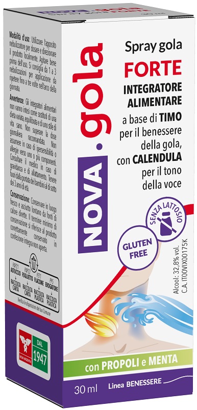 NOVA GOLA SPRAY FORTE 30 ML - Antica Farmacia Ferrari