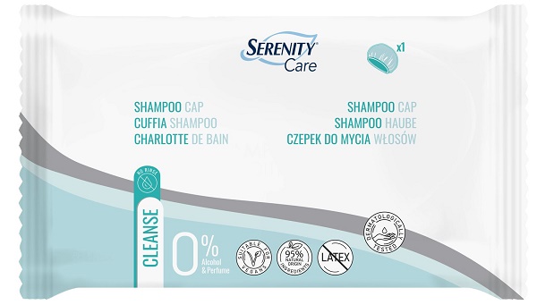 SERENITY CARE CUFFIA SHAMPOO CAPELLI ADATTA A PERSONE CON RIDOTTA MOBILITA' - Antica Farmacia Ferrari