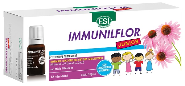 ESI IMMUNILFLOR MINI DRINK JUNIOR 12 MINI DRINK - Antica Farmacia Ferrari