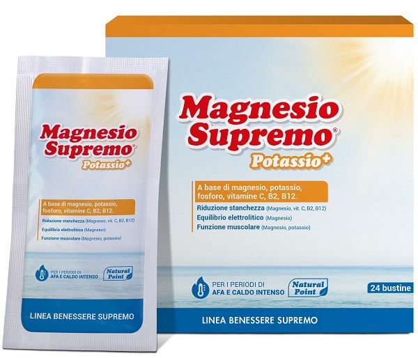 MAGNESIO SUPREMO POTASSIO+ 24 BUSTINE - Antica Farmacia Ferrari