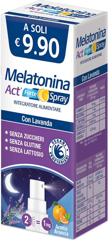 MELATONINA ACT FORTE SPRAY 15 ML - Antica Farmacia Ferrari