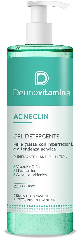 DERMOVITAMINA ACNECLIN GEL DETERGENTE 400 ML - Antica Farmacia Ferrari