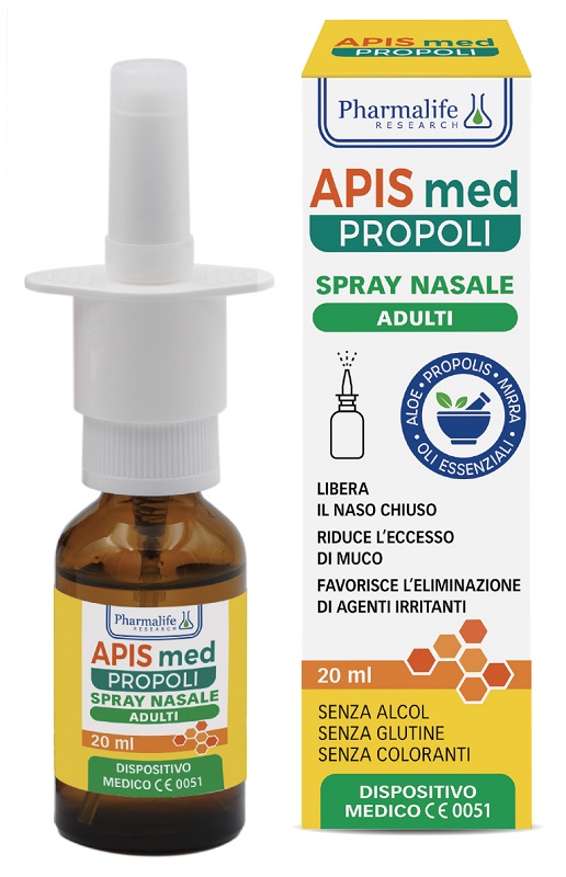 SPRAY NASALE APIS MED PROPOLI 20 ML - Antica Farmacia Ferrari