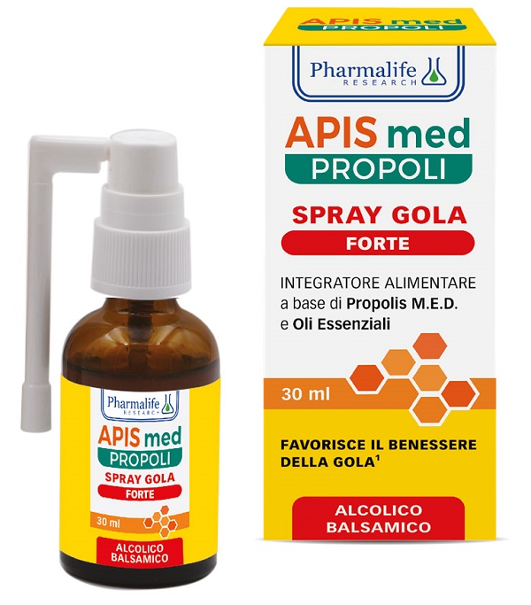 APIS MED PROPOLI SPRAY GOLA FORTE 30 ML - Antica Farmacia Ferrari