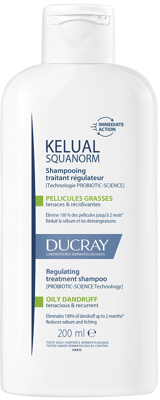 KELUAL SQUANORM SHAMPOO ANTI FORFORA GRASSA 200 ML - Antica Farmacia Ferrari