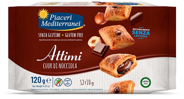 PIACERI MEDITERRANEI ATTIMI CUOR DI NOCCIOLA 120 G - Antica Farmacia Ferrari