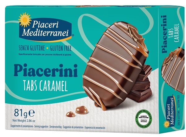 PIACERI MEDITERRANEI PIACERINI TABS CARAMEL 81 G - Antica Farmacia Ferrari