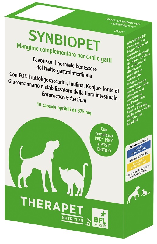 SYNBIOPET THERAPET 10 CAPSULE - Antica Farmacia Ferrari