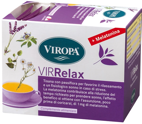 VIROPA VIR RELAX TISANA PASSIFLORA 15 FILTRI 6 G - Antica Farmacia Ferrari