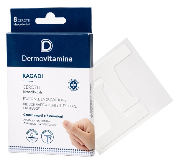 DERMOVITAMINA RAGADI CEROTTI 8 PEZZI - Antica Farmacia Ferrari