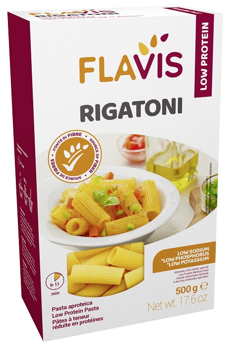 FLAVIS RIGATONI APROTEICI 500 G - Antica Farmacia Ferrari