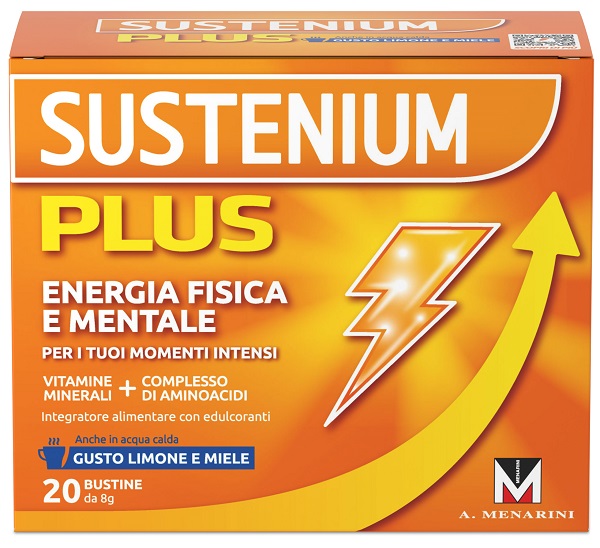 SUSTENIUM PLUS LIMONE E MIELE 20 BUSTINE DA 8 G - Antica Farmacia Ferrari