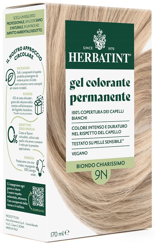 HERBATINT 9N BIONDO CHIARISSIMO 170 ML - Antica Farmacia Ferrari