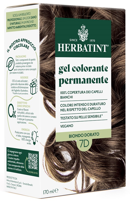 HERBATINT 7D BIONDO DORATO 170 ML - Antica Farmacia Ferrari