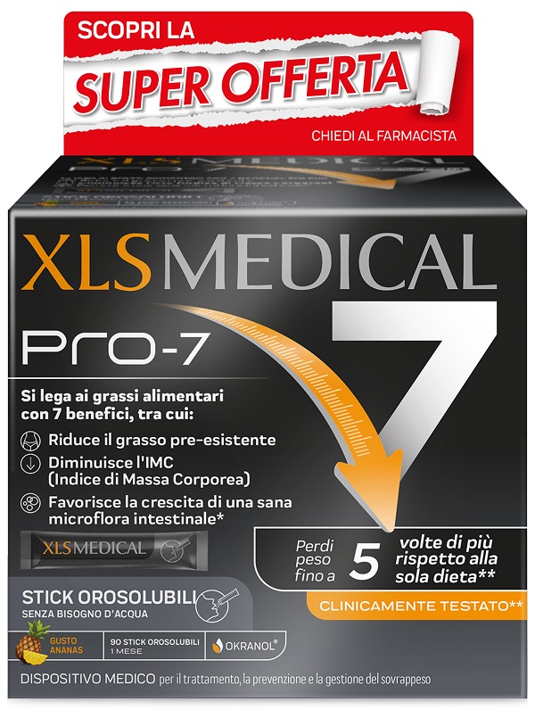 XLS MEDICAL PRO 7 90 STICK TAGLIO PREZZO - Antica Farmacia Ferrari