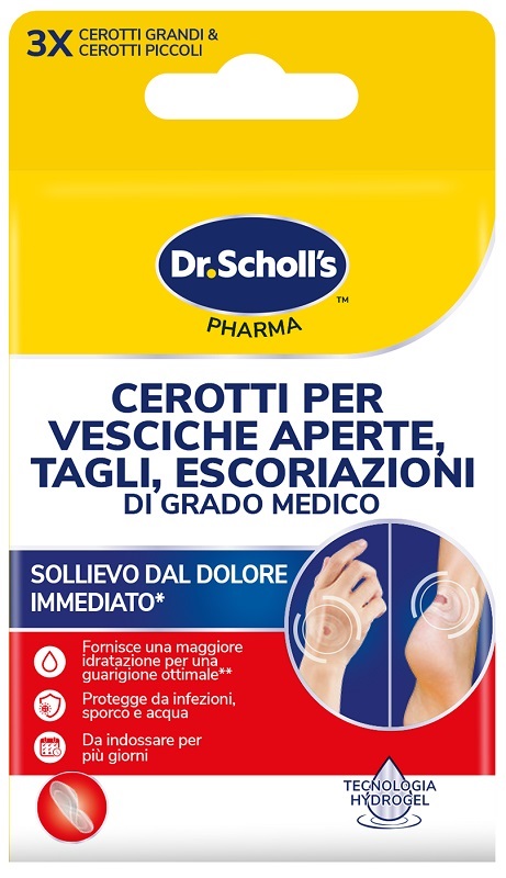 CEROTTI SCHOLL VESCICHE TAGLIE ESCORIAZIONI 6 PEZZI - Antica Farmacia Ferrari