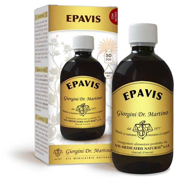 EPAVIS LIQUIDO ALCOOLICO 500 ML - Antica Farmacia Ferrari