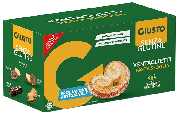 GIUSTO SENZA GLUTINE VENTAGLIETTI 80 G - Antica Farmacia Ferrari