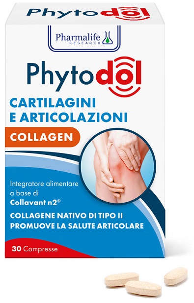 PHYTODOL CARTILAGINI ARTICOLAZIONI COLLAGEN 30 COMPRESSE - Antica Farmacia Ferrari