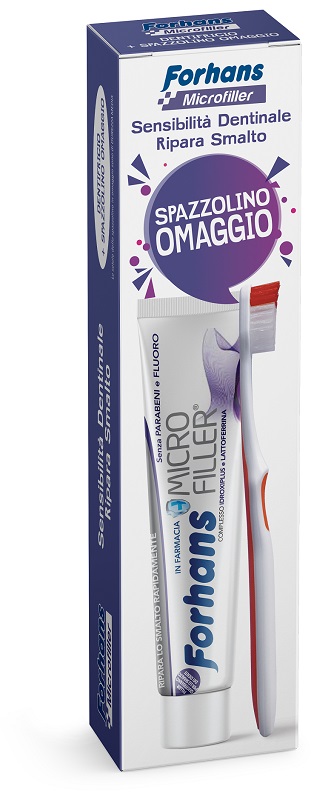 FORHANS DENTIFRICIO MICROFILLER + SPAZZOLINO - Antica Farmacia Ferrari