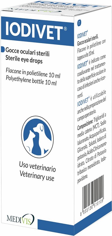 IODIVET SOLUZIONE OFTALMICA 10 ML - Antica Farmacia Ferrari