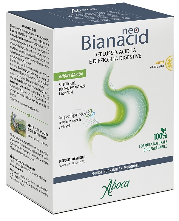 NEOBIANACID 20 BUSTINE LIMONE - Antica Farmacia Ferrari