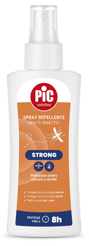 PIC SOLUTION SPRAY REPELLENTE MULTI-INSETTO STRONG 100 ML - Antica Farmacia Ferrari