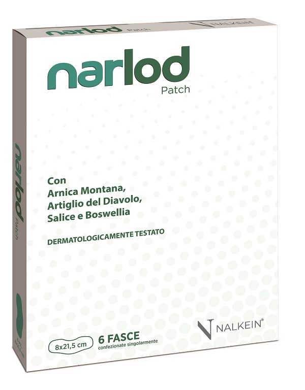 NARLOD PATCH 8X21,5 CM 6 PEZZI - Antica Farmacia Ferrari