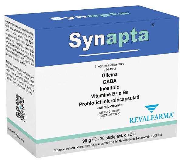 SYNAPTA 30 STICKPACK CON EDULCORANTE SENZA GLUTINE E LATTOSIO - Antica Farmacia Ferrari